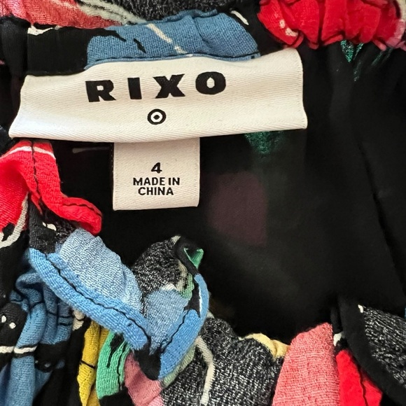 RIXO X Target Black Floral Off the Shoulder Puff Sleeve Maxi Dress. - Picture 3 of 4